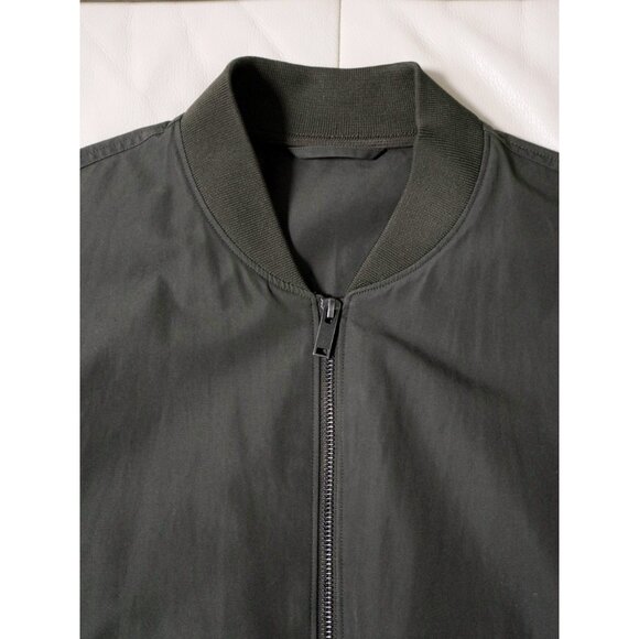 COS Men's Regular-Fit Olive Green Bomber Jacket - Picture 3 of 8